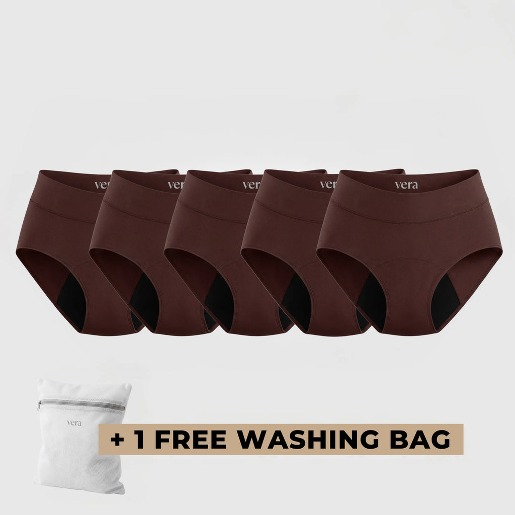 Vera's Signature Leakproof Underwear (5-Pack)