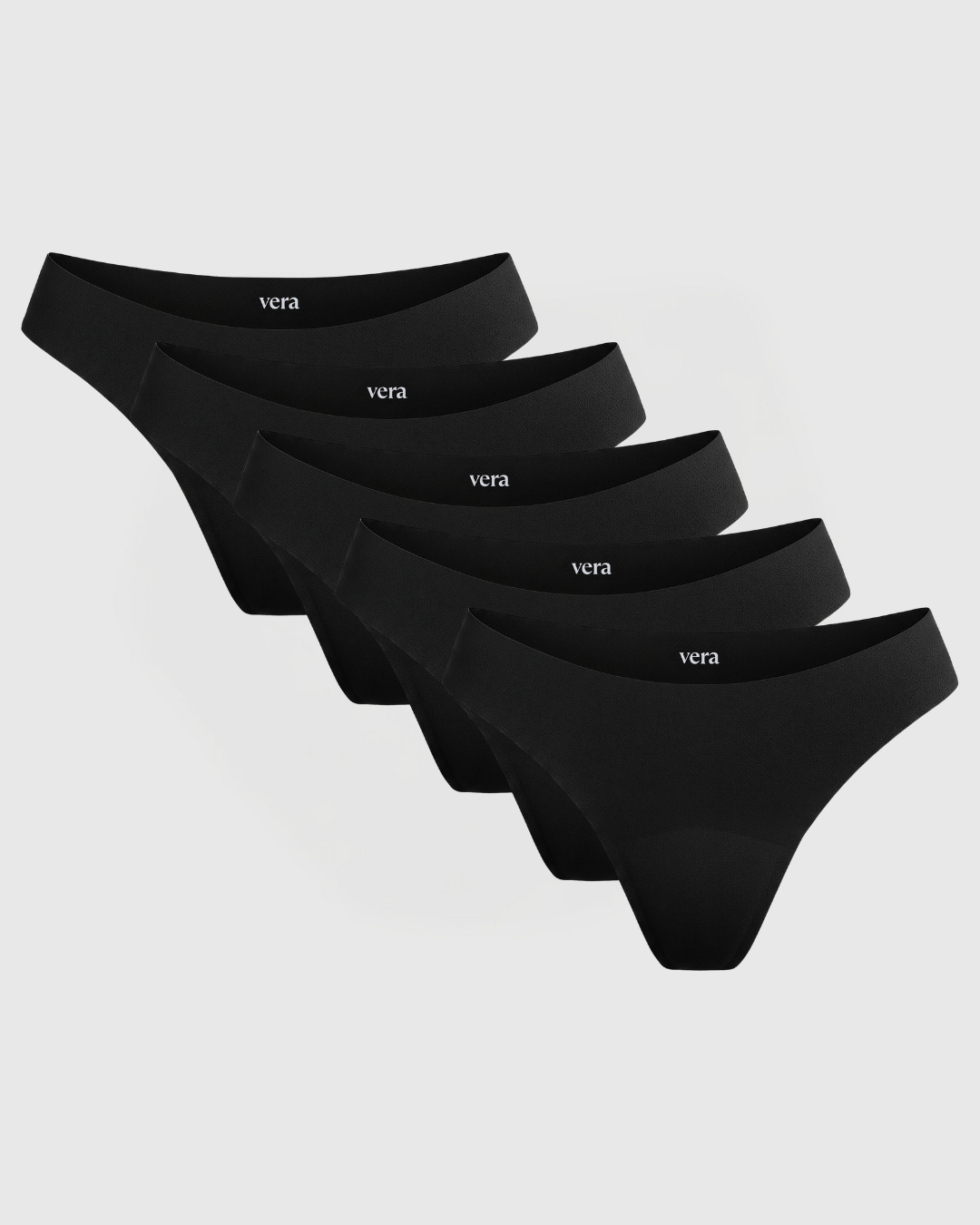 Vera’s Seamless Leakproof Thongs (5-Pack)