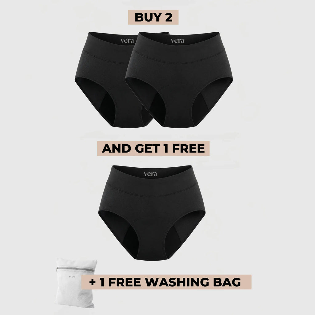 Vera's Signature Leakproof Underwear (2+1 FREE)