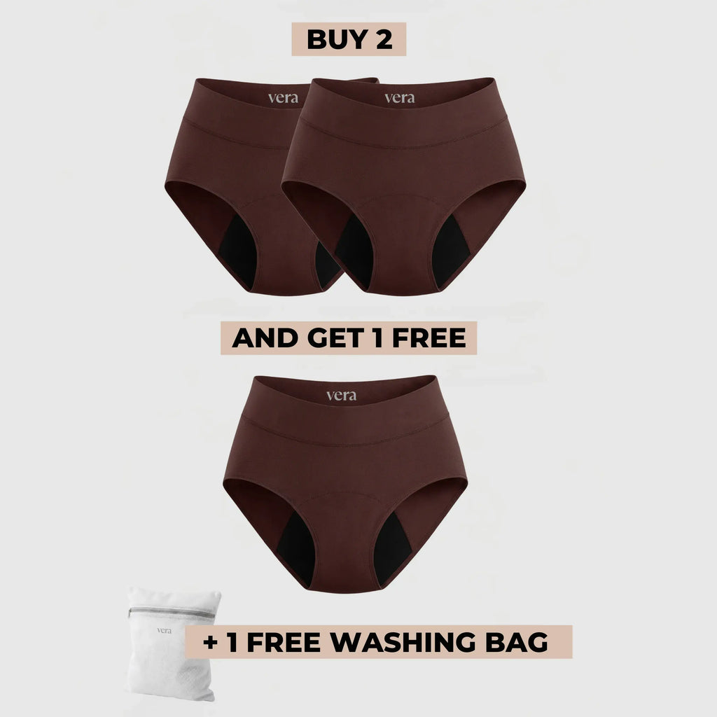 Vera's Signature Leakproof Underwear (2+1 FREE)