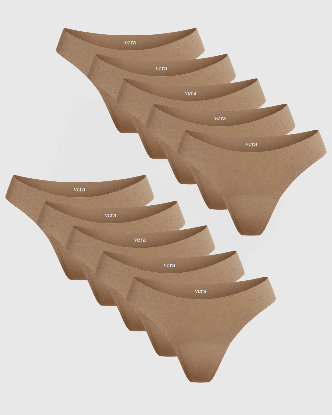 Vera’s Seamless Leakproof Thongs (10-Pack)