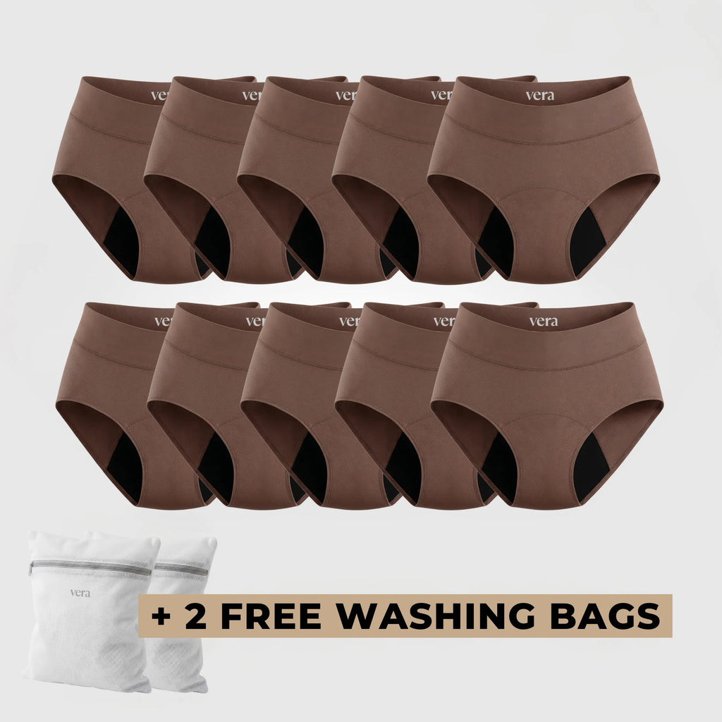 Vera's Signature Leakproof Underwear (10-Pack)