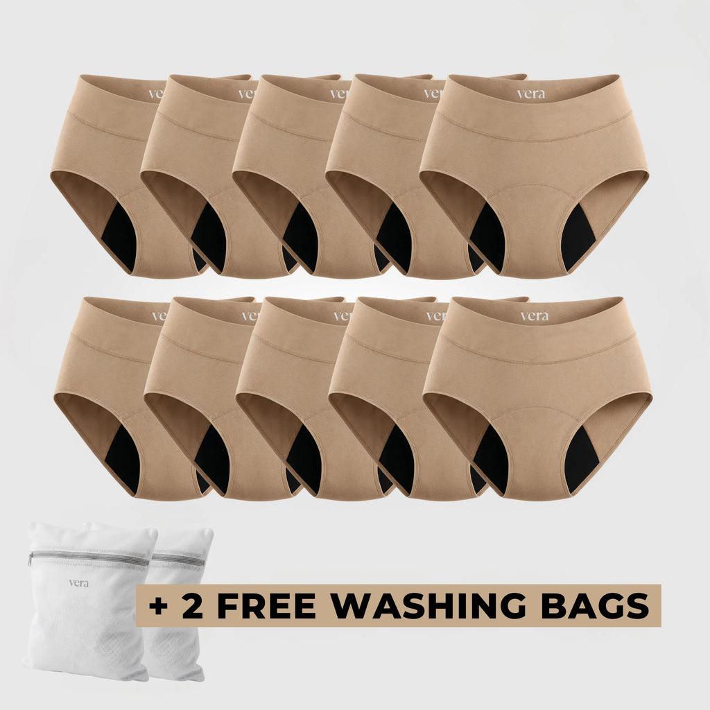 Vera's Signature Leakproof Underwear (10-Pack)