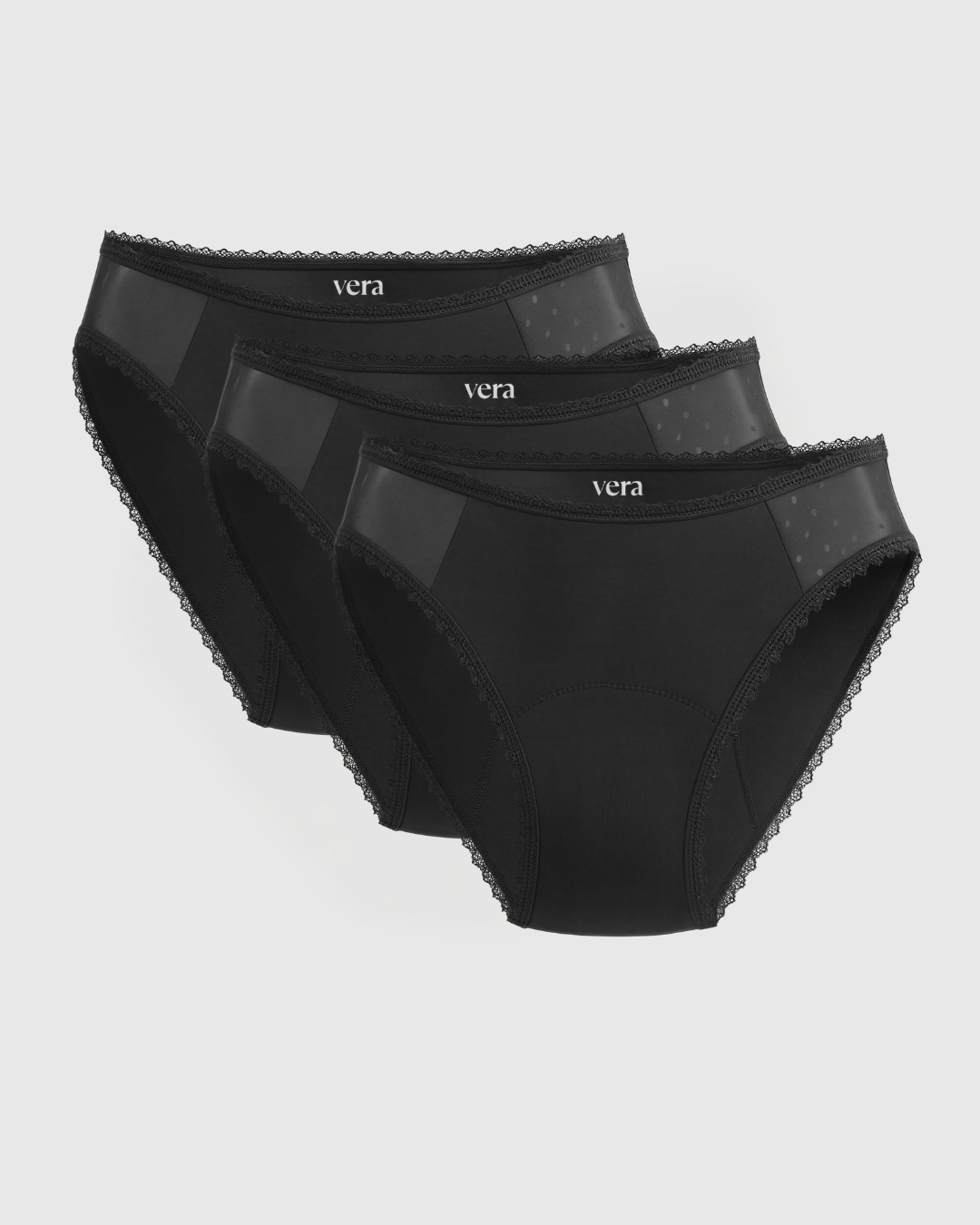 Vera's Elegant Leakproof Briefs (3-Pack)