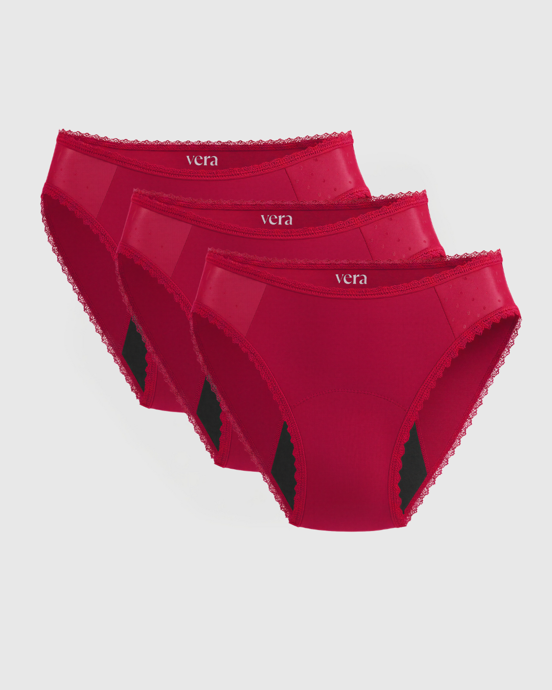 Vera's Elegant Leakproof Briefs (3-Pack)