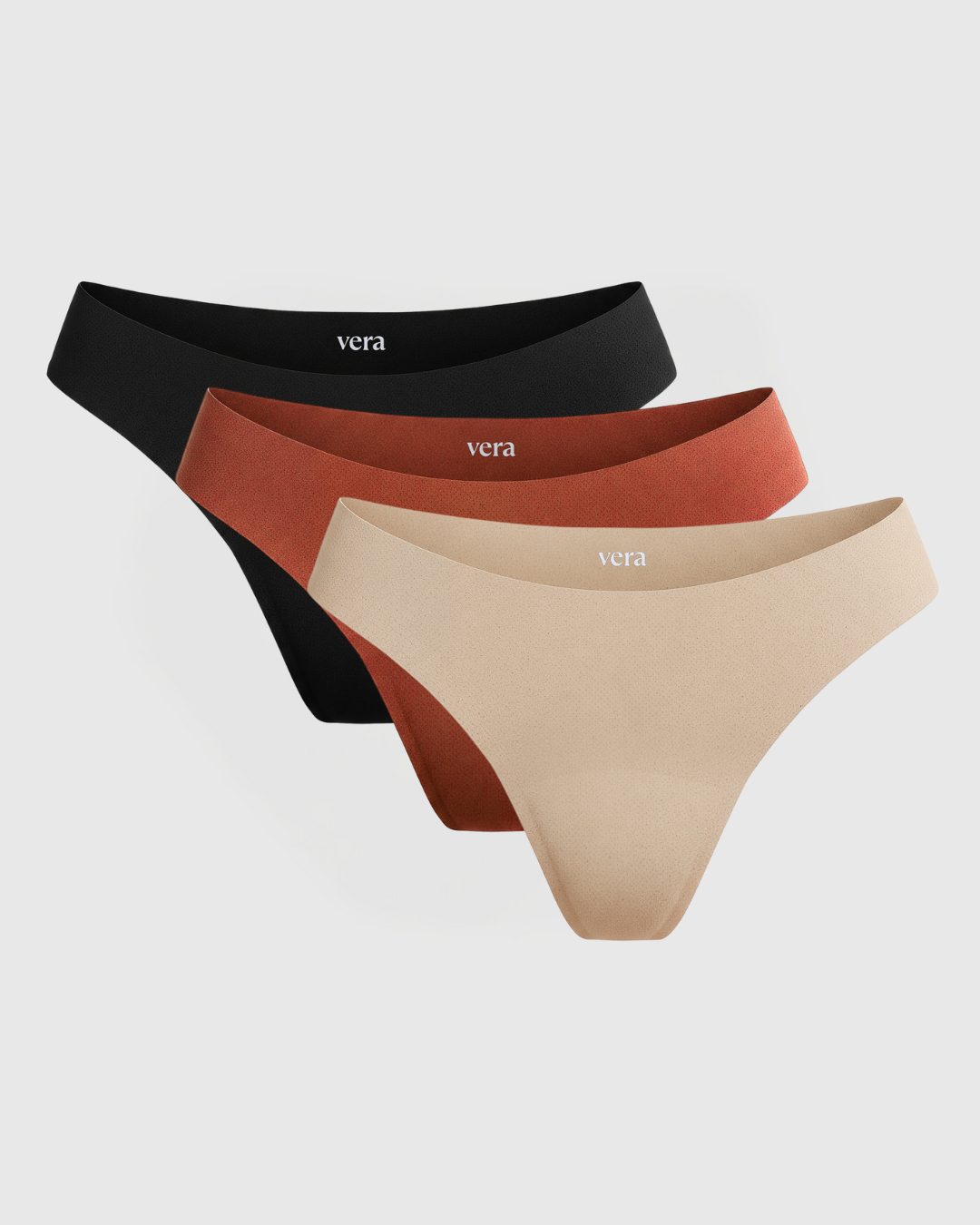 Vera’s Seamless Leakproof Thongs (3-Pack)