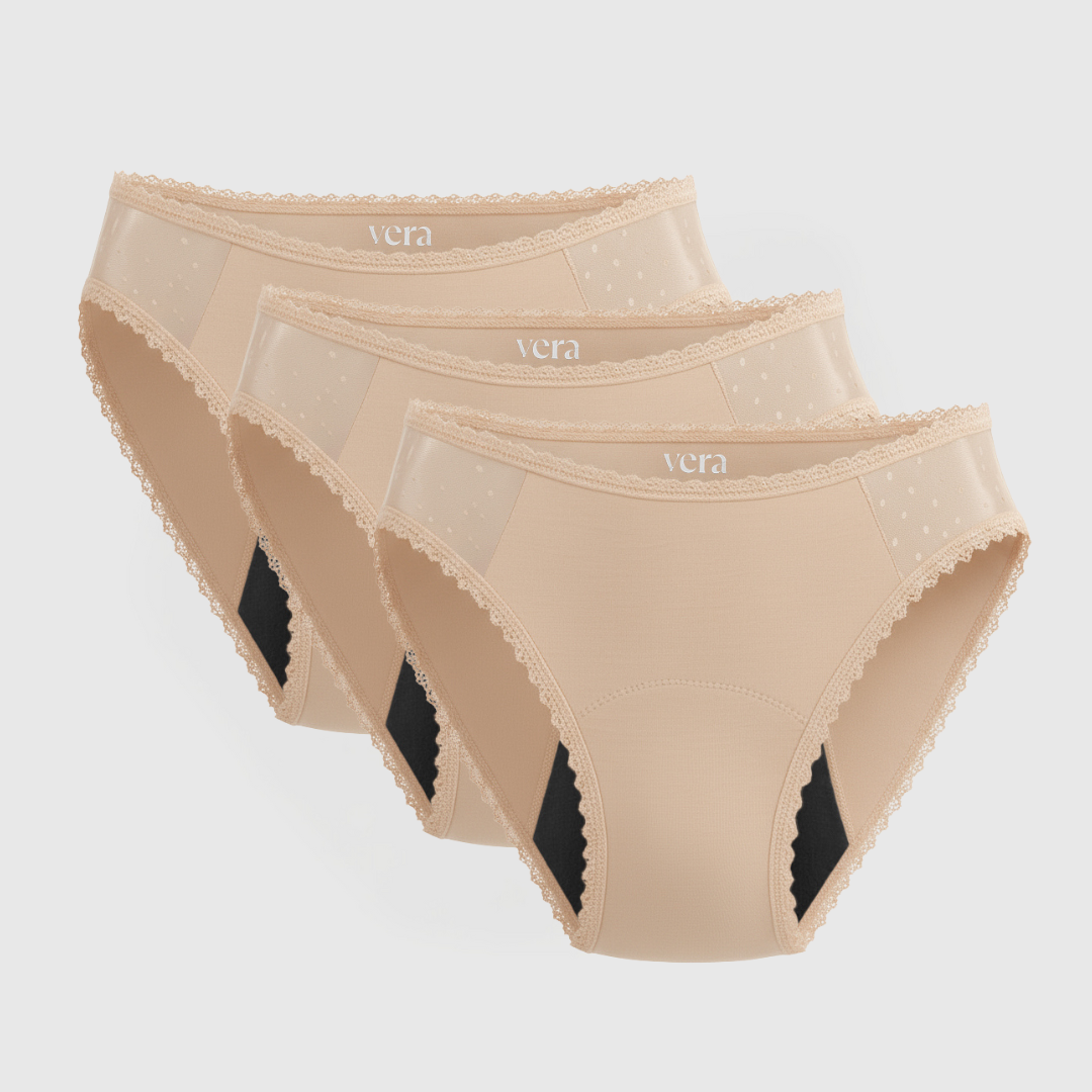 Vera's Elegant Leakproof Briefs (3-Pack)